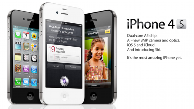 The iPhone 4S is released.