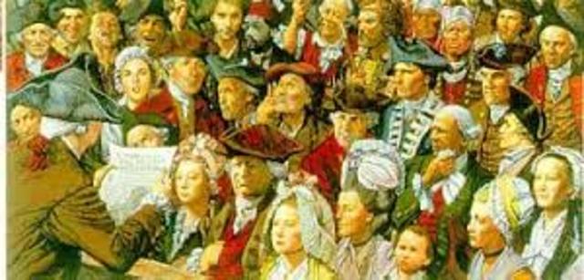 The decleration is read publicly