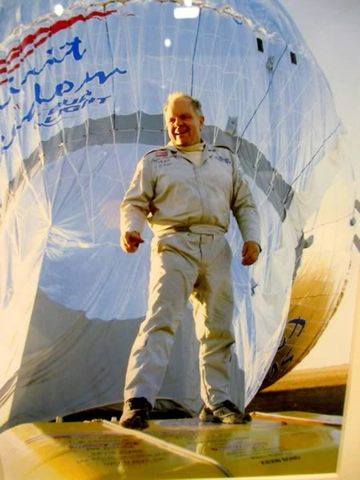 First Successful Air-Balloon Ride Over the Pacific Ocean