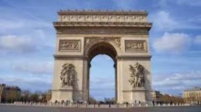 The Arc De Triomphe opens