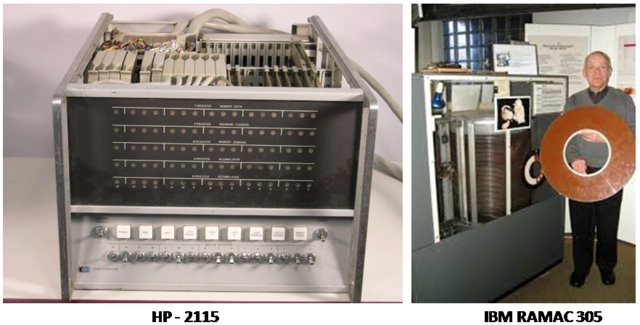 INGRESO DE HP AL MERCADO Y PRIMER DISCO DE ALMACENAMIENTO DE IBM