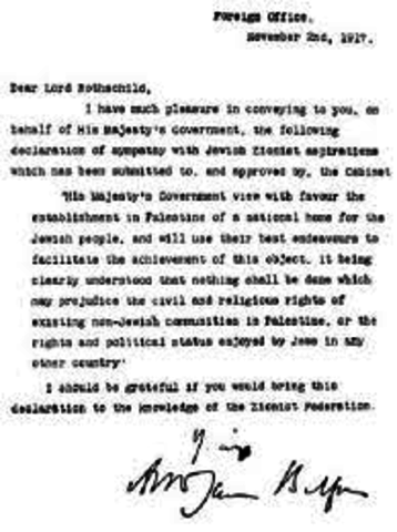 Balfour Declaration