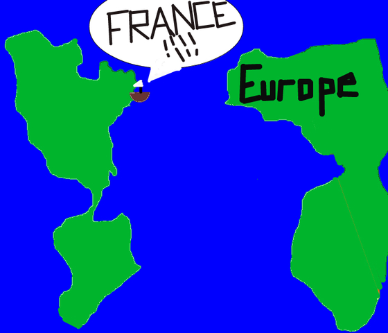 Jacques Cartier claims land for France