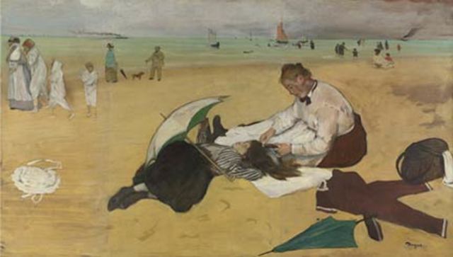 Beach Scene- Edgar Degas