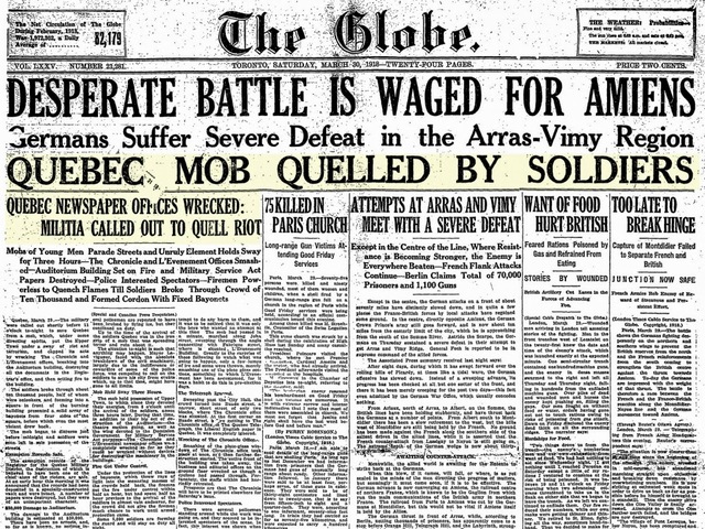 The government tries to arrest Patriote leaders