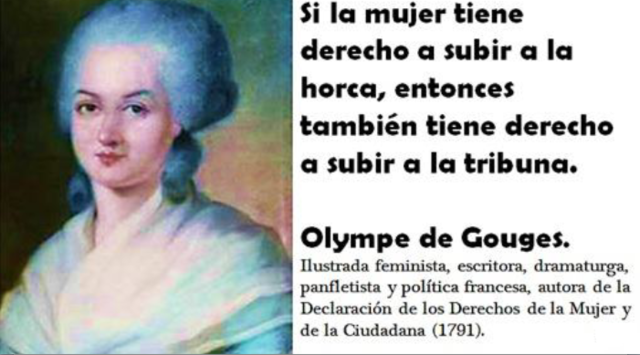 Declaración de los Derechos de la Mujer y la Ciudadana(Olimpia de Gouges)