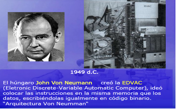 John Von Neumann creó la EDVAC