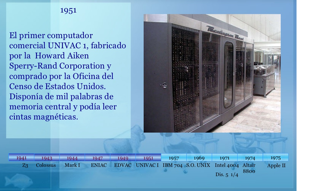El primer computador comercial UNIVAC 1