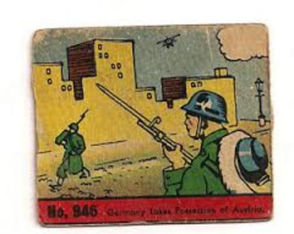 Germany takes over Austria