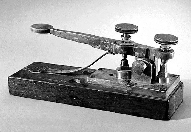Invention of the telegraph and the Morse code