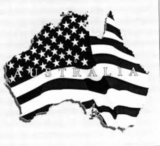 Australia turns to the US for help in its defence after the Japanese take Singapore