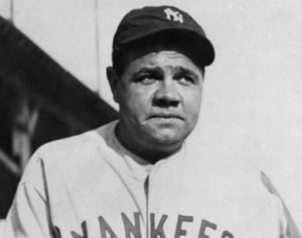 Babe Ruth sets the home run record
