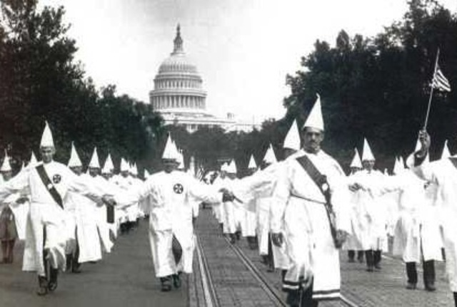 Ku Klux Klan march in Washington, DC