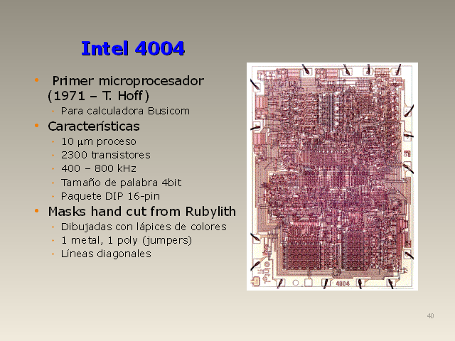Primer microprocesador