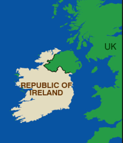 Irsk/britisk traktat vedtages