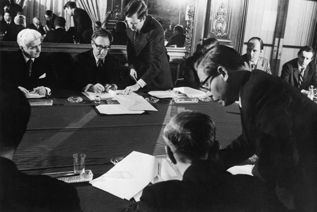 Paris Peace Accords. Official end to US involvement in Vietnam