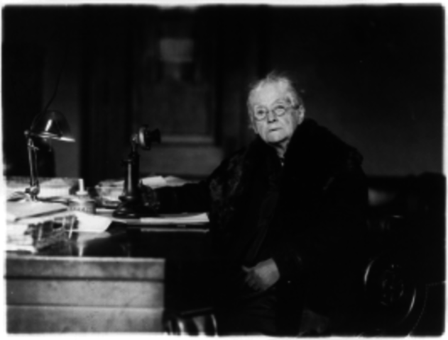 The first woman to serve in the national legislature