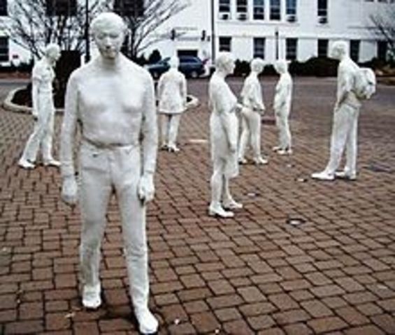 “Street Crossing” George Segal