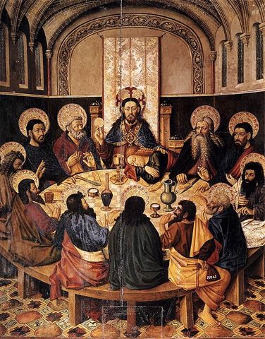 Jacomart - The Last Supper,from the Cathedral of Segorbe.
