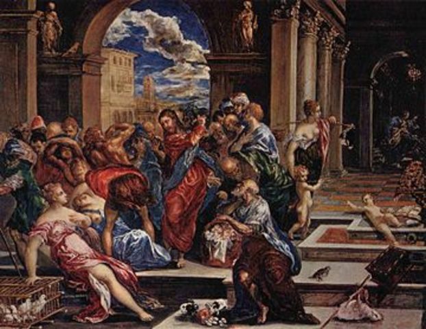 "Purification of the Temple," El Greco