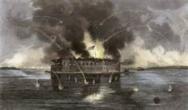 Fort Sumter Begins (Info)