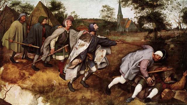 "The Blind Leading the Blind," Bruegel