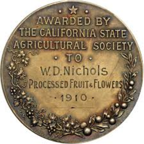 Creation of first Fair and Agricultural Society