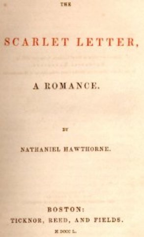 The Scarlet Letter, Nathaniel Hawthorne