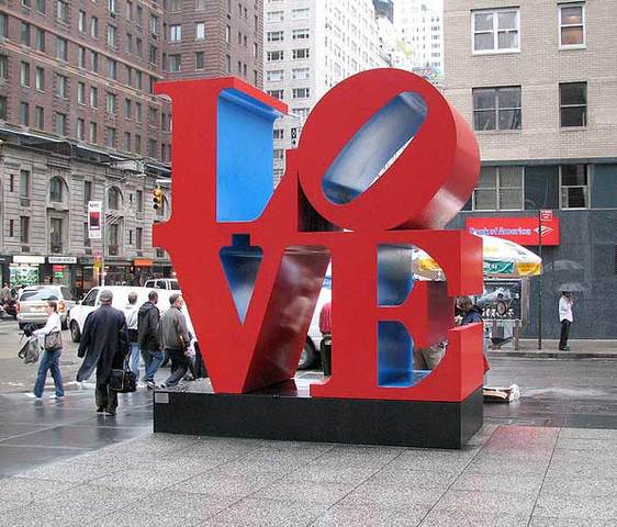 "LOVE," Robert Indiana (Sculpture)