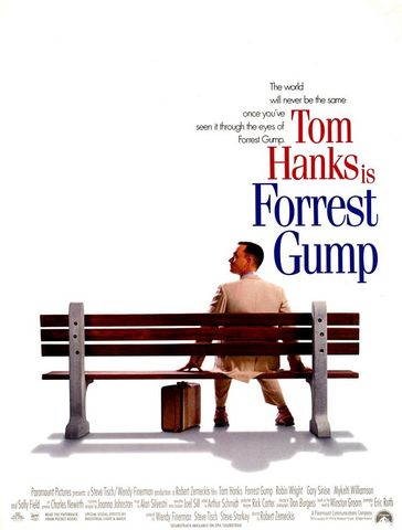 "Forrest Gump," Directed by Robert Zemeckis, Starring Tom Hanks (Film)