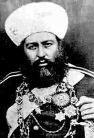 Sardar Abdur Rahman Khan is emir 1880-1901)