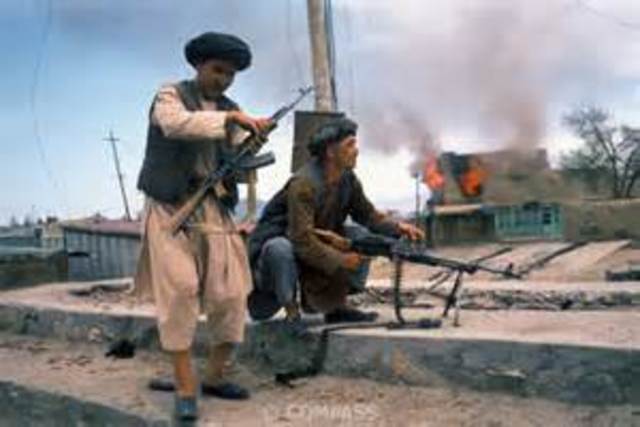 Afghan civil war (1992-1996)