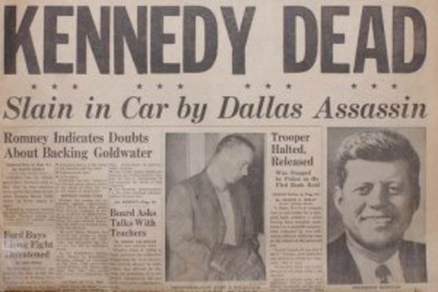Asesinan a Kennedy en EEUU