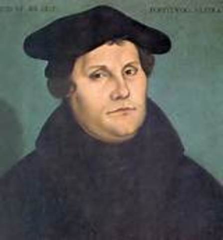 Martin Luther was born