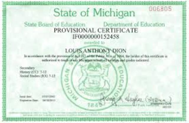 Complete teacher cert. program