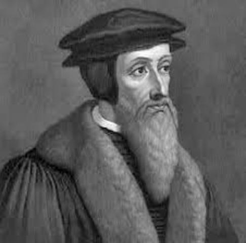 John Calvin dies