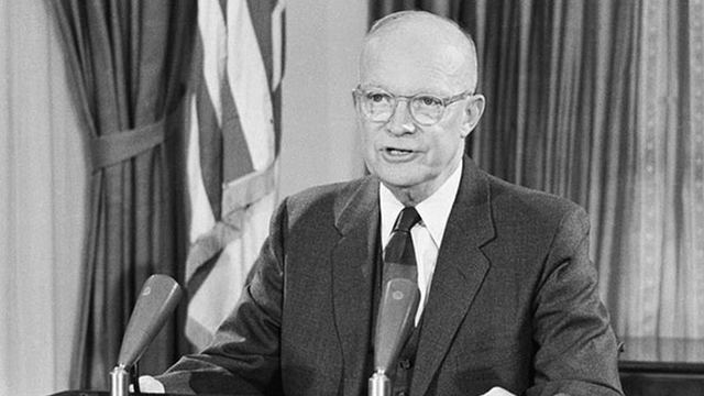 President Eisenhower outlines the Domino Theory