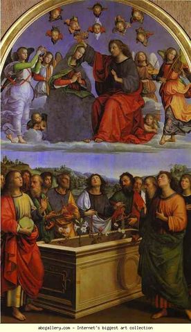 "Coronation of the Virgin" by Raphael