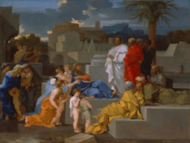 Christ receiving the Children