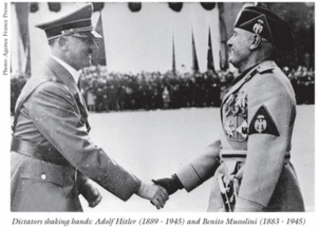 Nazi Germany and Fascist Italy sign treaty of cooperation