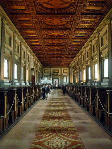 "Laurentian Library Reading Room" by Michelangelo