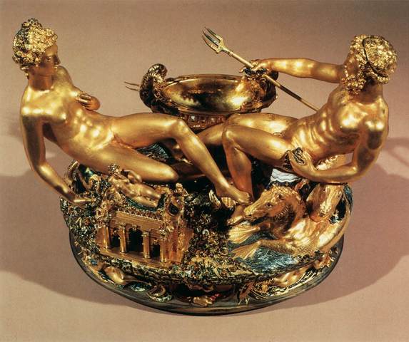 "Saliera" by Benvenuto Cellini