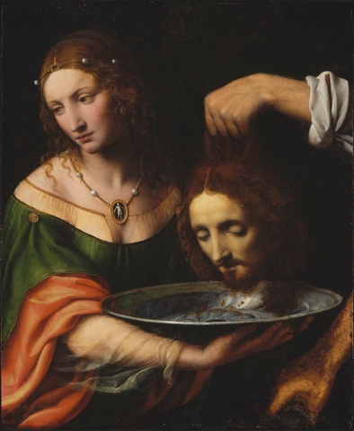 "Salome with the Head of Sain John the Baptist" by Bernardino Luini