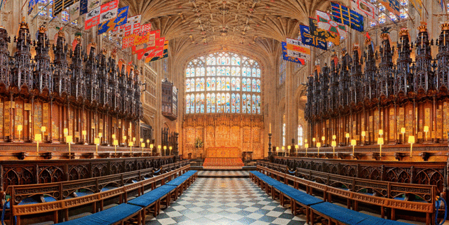"Saint George's Chapel, Windsor" Reconstruction by Henry Janyns