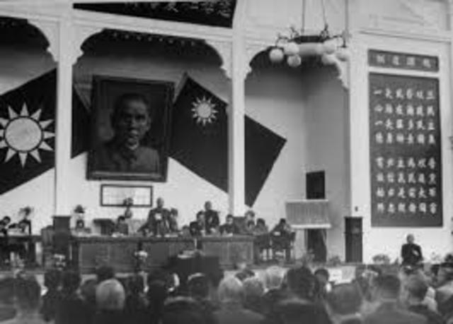 First United Front established between GMD and CCP