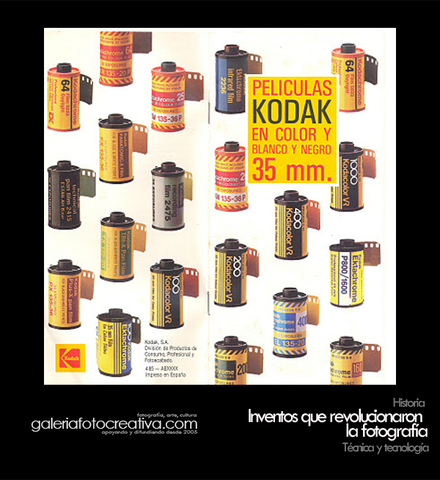 Carretes de peliculas enrollables (KODAK)