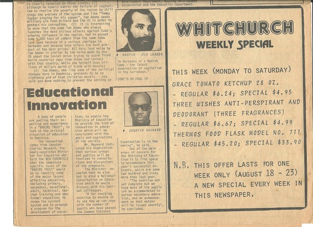 Minister Of Education, Senator Charles Maynard, discusses Brain Trust and Accomodations for Successful Students