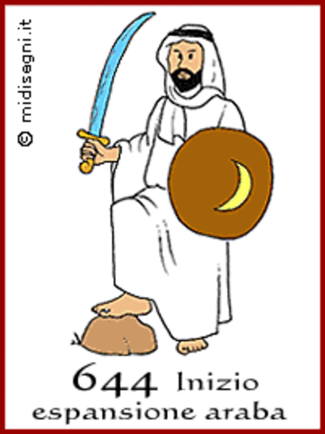 Inizio espansione Araba