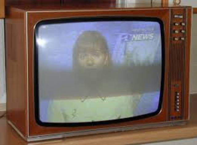 Colour TV was introduced