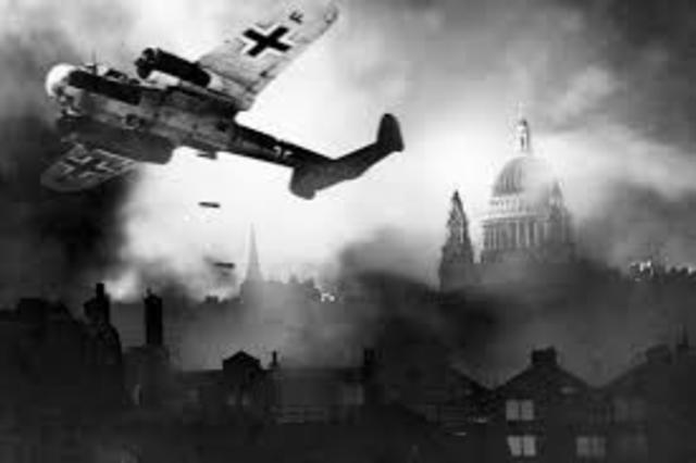Beginning of Londn Blitz